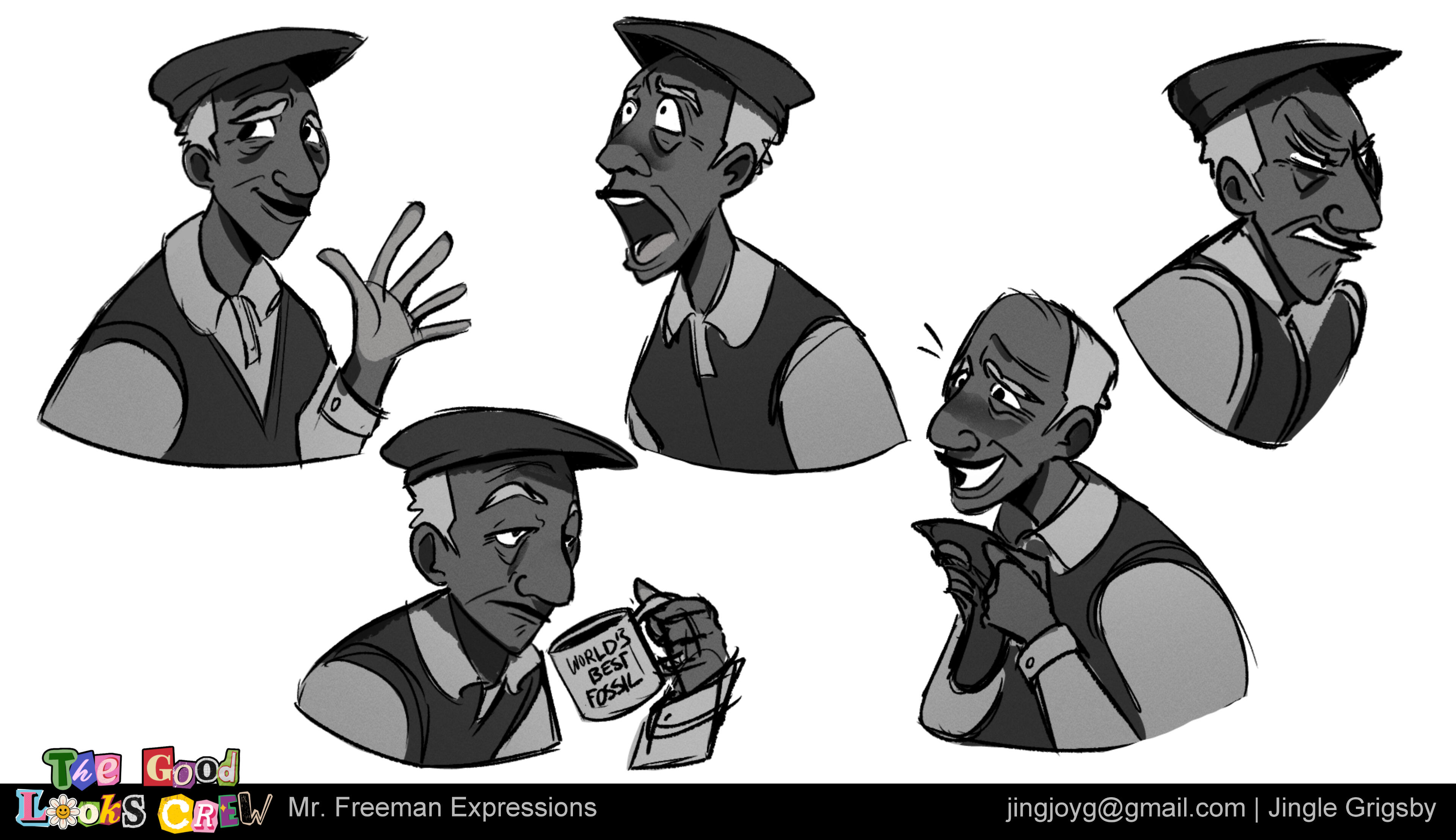TGLC Mr. Freeman Expressions