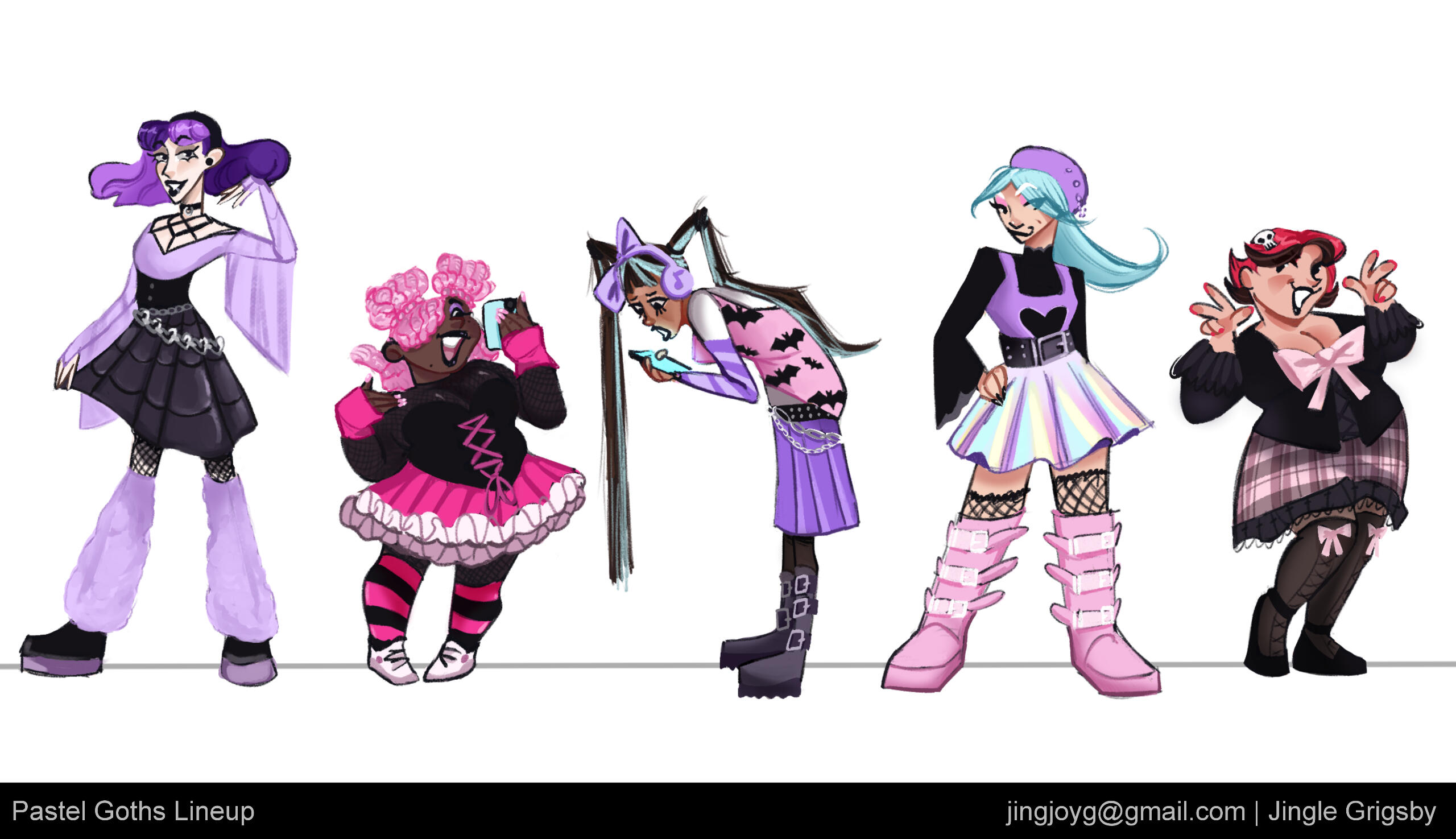 Pastel Goths Lineup